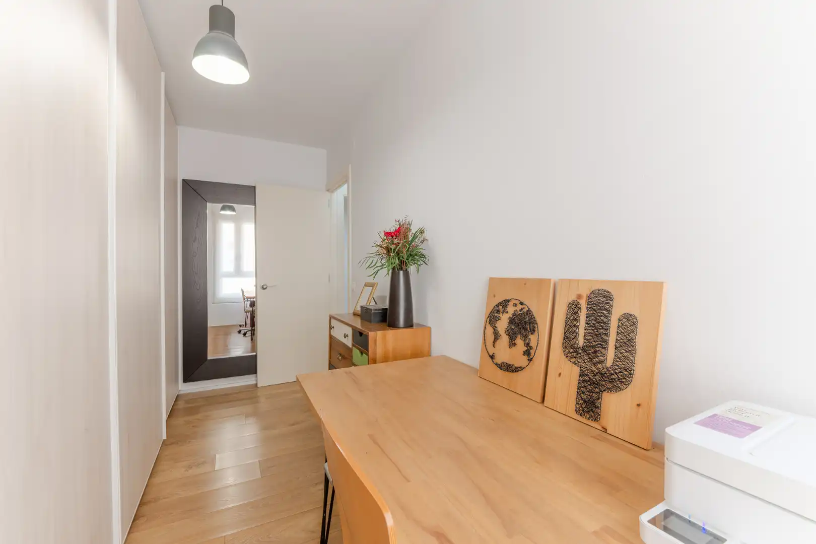 Schlafzimmer von Wohnung zum Verkauf in Girona mit Klimaanlage, Heizung und Parkett