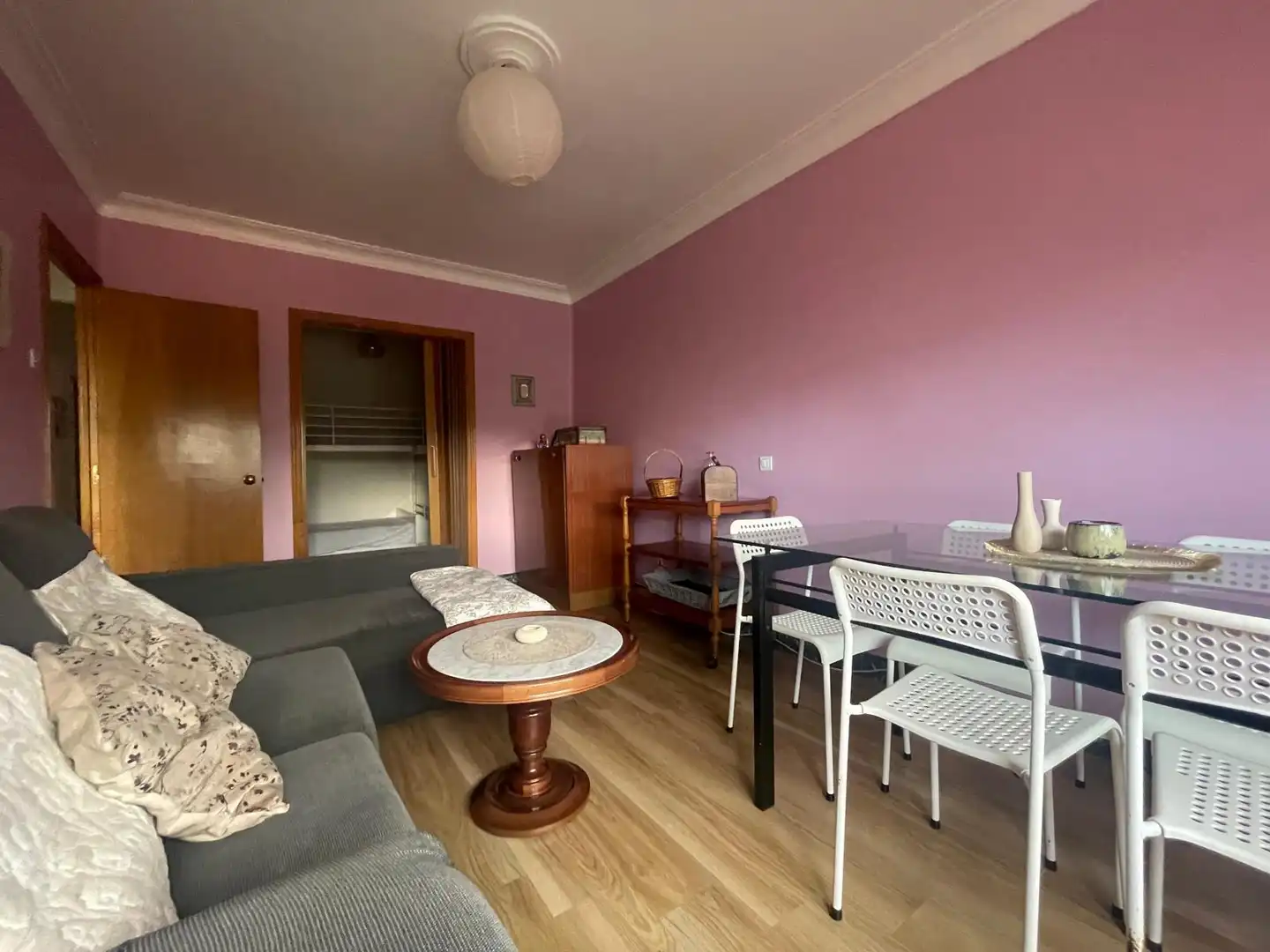 Sala d'estar de Pis de lloguer en Ferrol amb Moblat, Forn i Rentadora