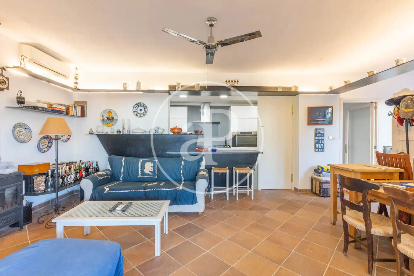 Sala de estar de Casa o chalet en venta en Felanitx con Aire acondicionado, Jardín privado y Terraza