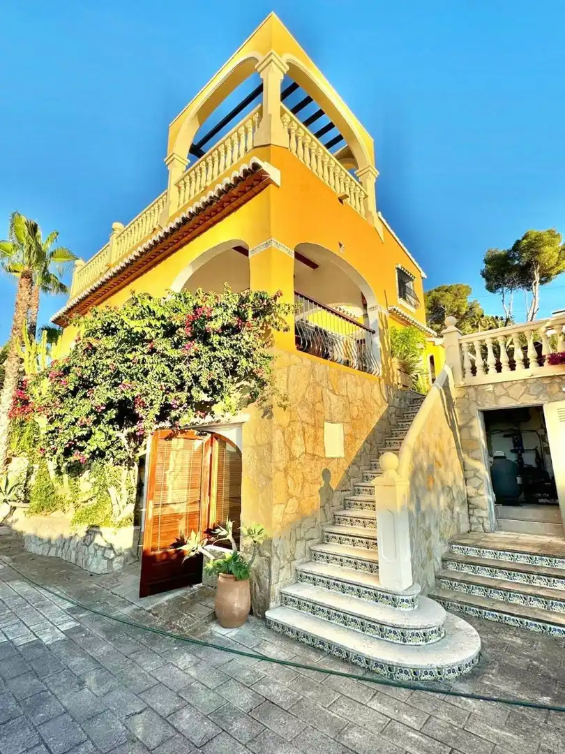 Exterior view of Houses for sale in Jávea / Xàbia  with Air Conditioner, Heating and Private garden