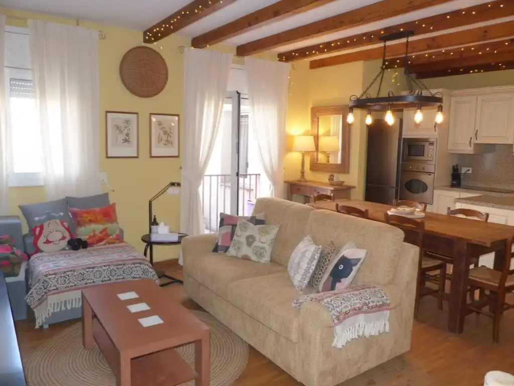 Sala de estar de Piso en venta en Barcelona con Balcón