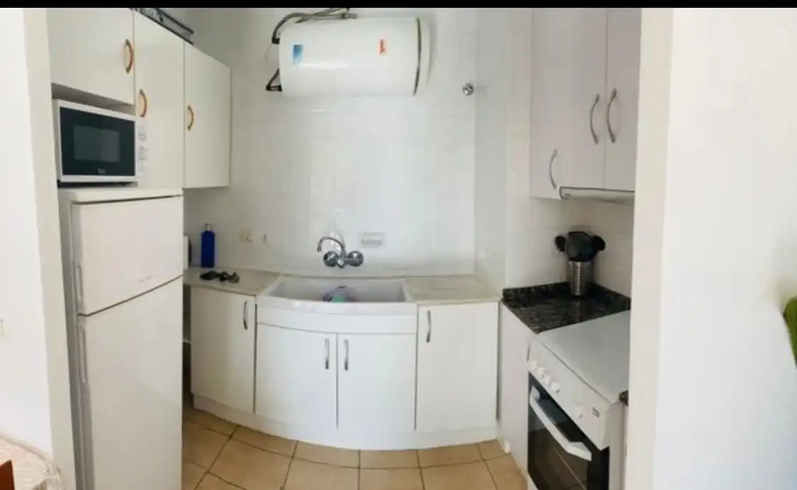 Cuina de Apartament en venda en Calonge i Sant Antoni amb Aire condicionat, Terrassa i Moblat