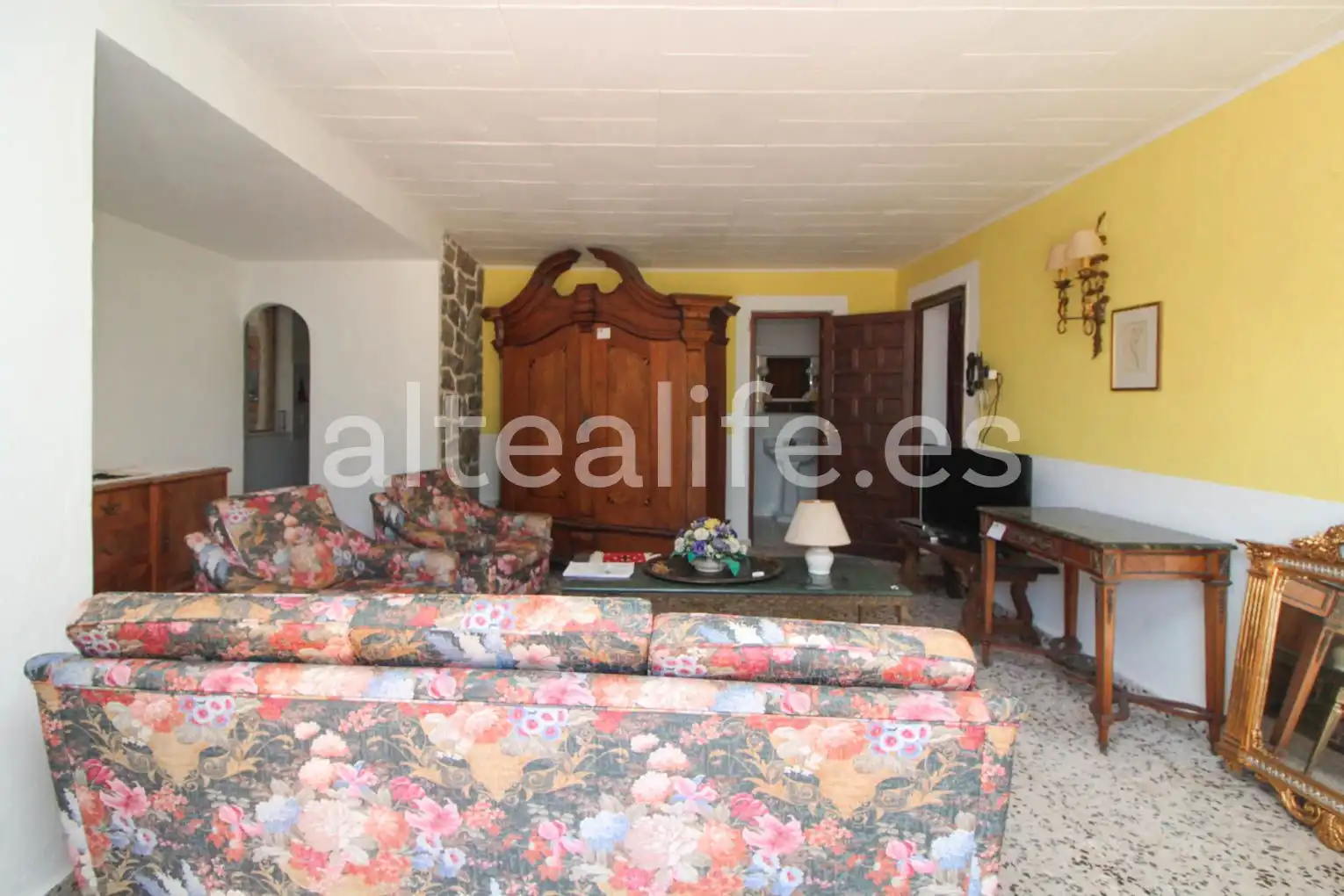 Sala de estar de Casa o chalet en venta en Altea con Aire acondicionado, Calefacción y Terraza