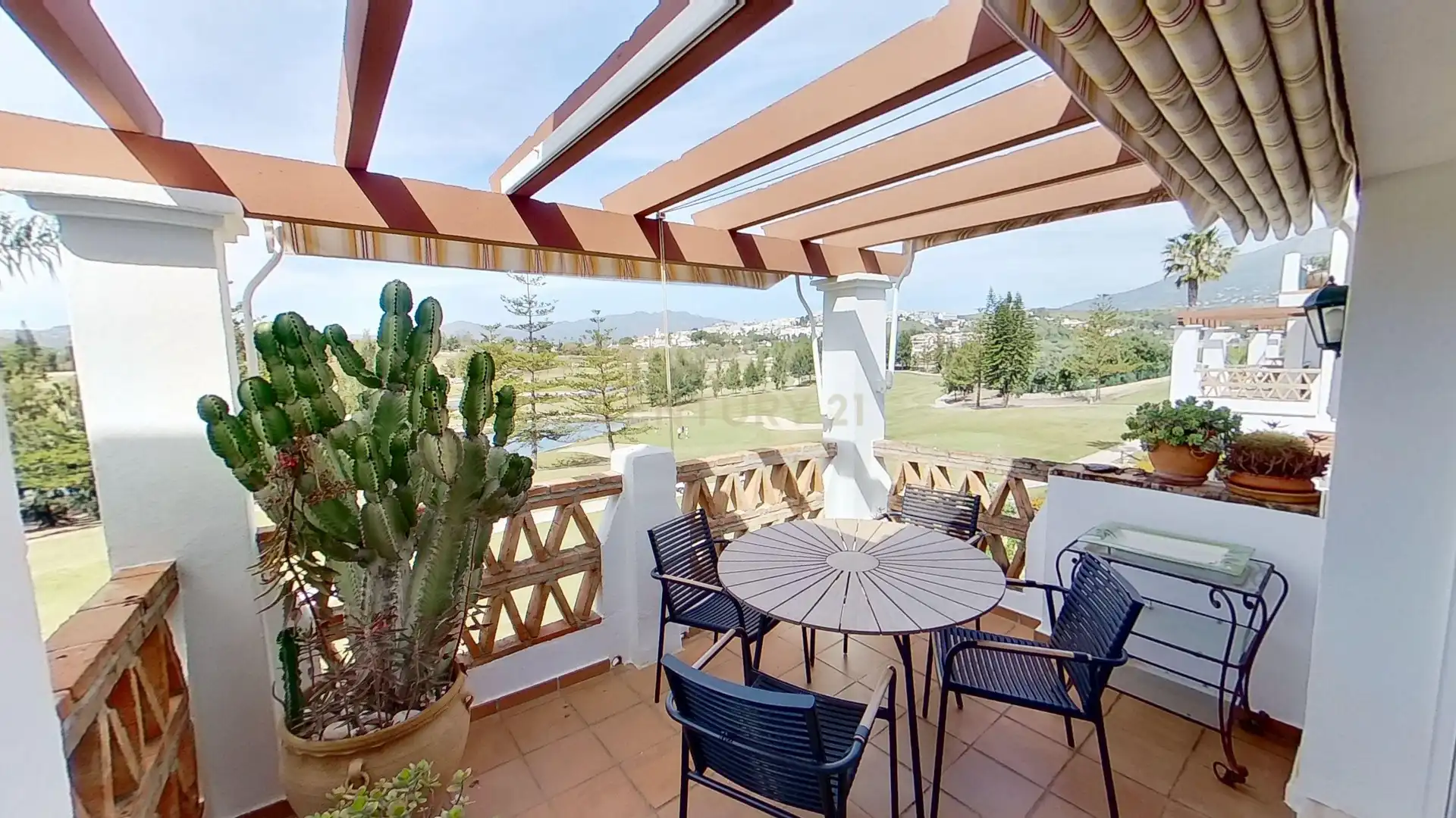 Terraza de Loft de alquiler en Mijas con Aire acondicionado, Horno y Lavadora