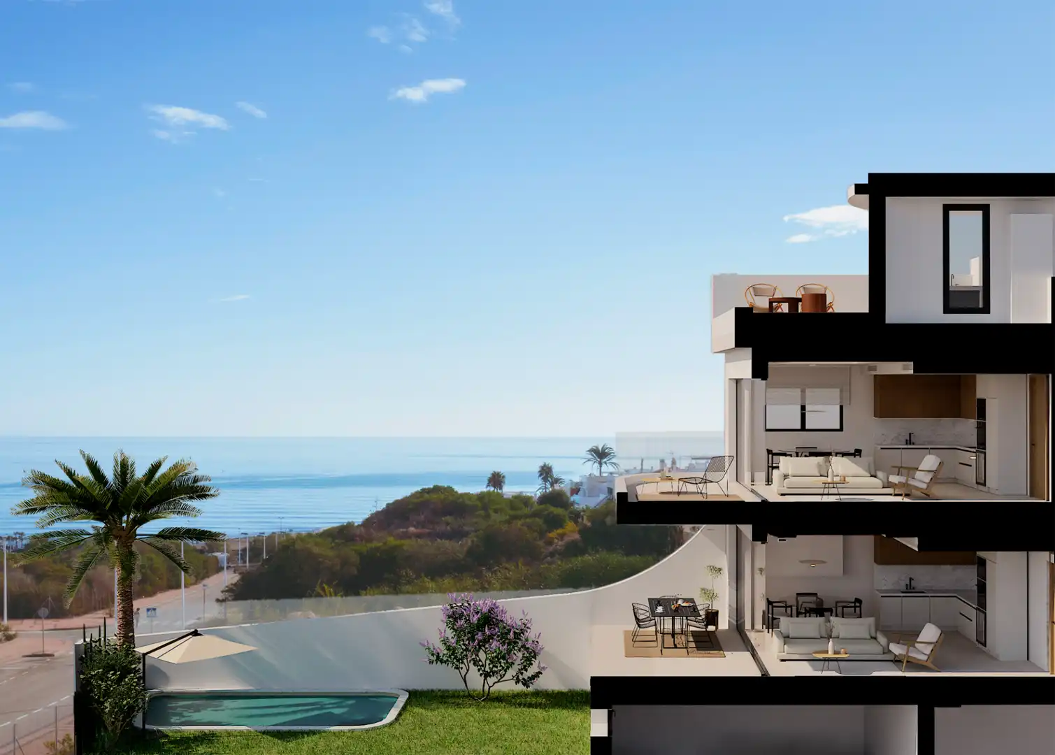 Bedroom of Apartments for sale in Torrevieja  with Air Conditioner, Terrace and Community pool