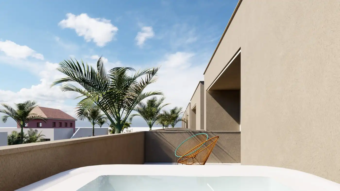 Terrassa de Casa o xalet en venda en Cartagena amb Aire condicionat, Jardí privat i Terrassa