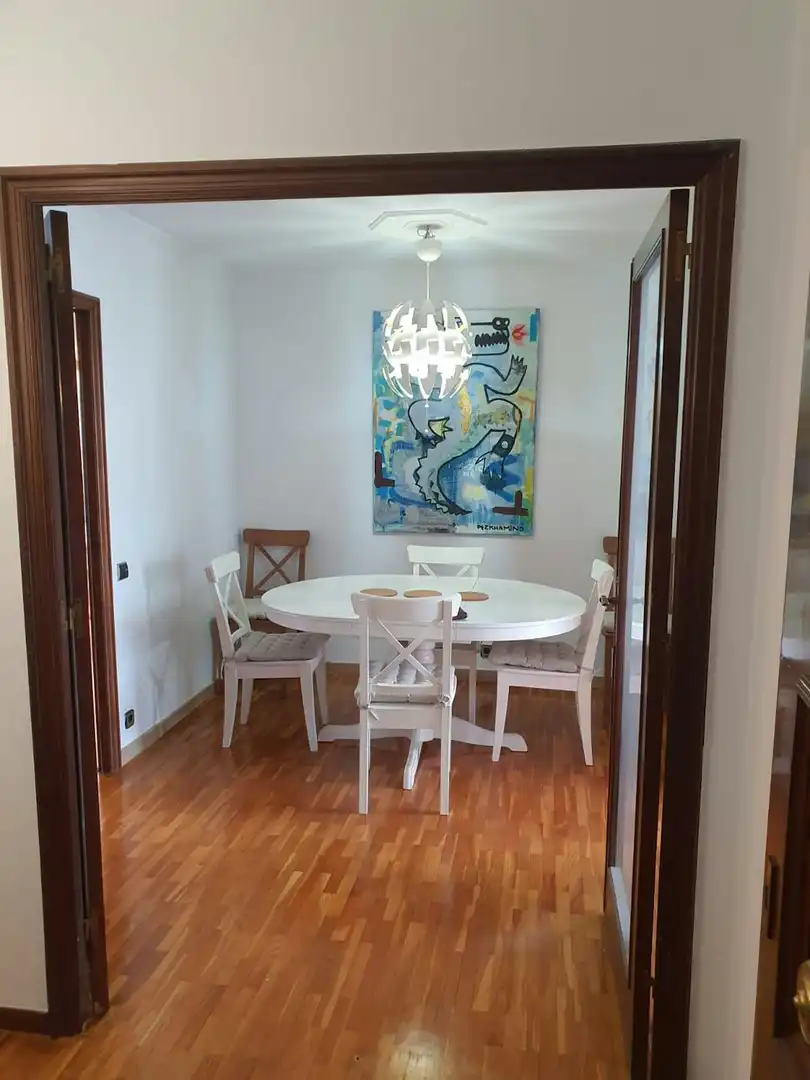 Dining room of Flat for share in Barcelona  with Heating, Washing machine and TV