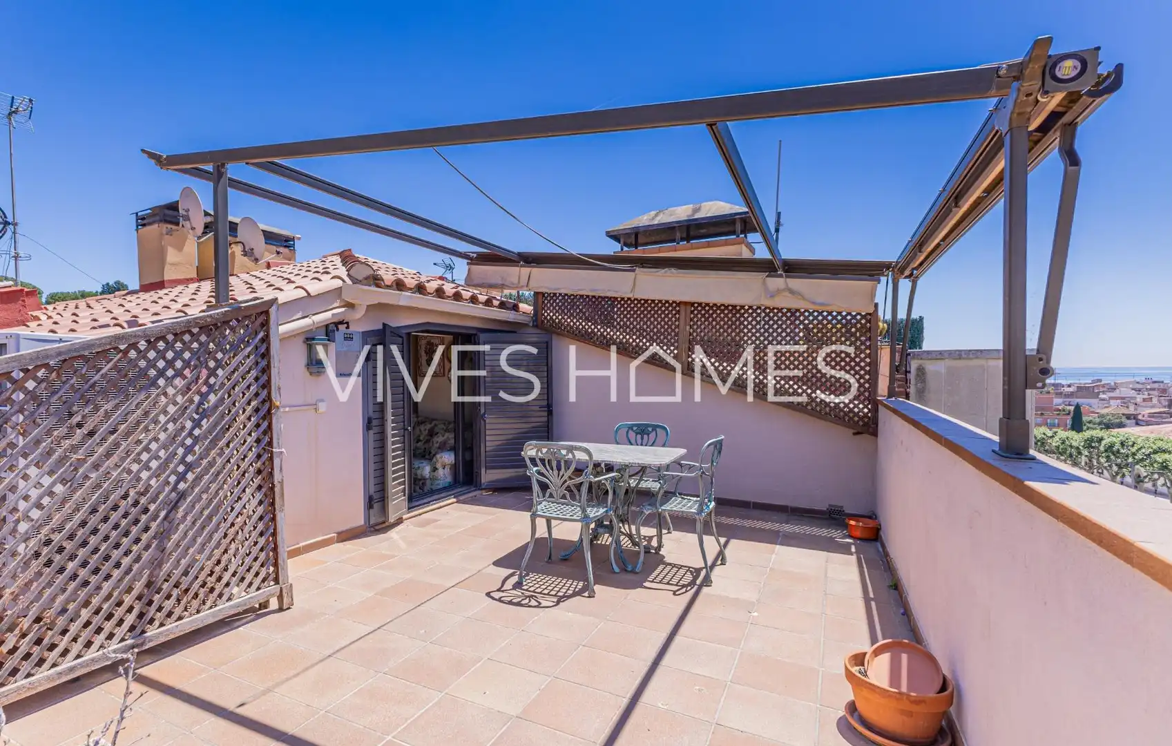 Terrasse von Maisonette zum Verkauf in Arenys de Mar mit Klimaanlage, Heizung und Parkett