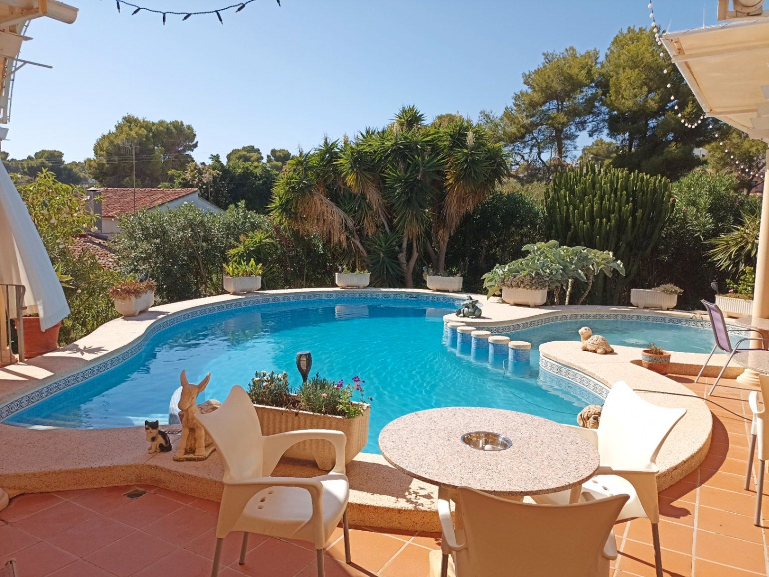 Piscina de Casa o xalet en venda en Moraira amb Aire condicionat, Calefacció i Jardí privat