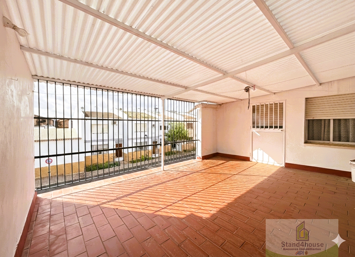 Exterior view of Single-family semi-detached for sale in Bollullos Par del Condado  with Air Conditioner, Terrace and Storage room