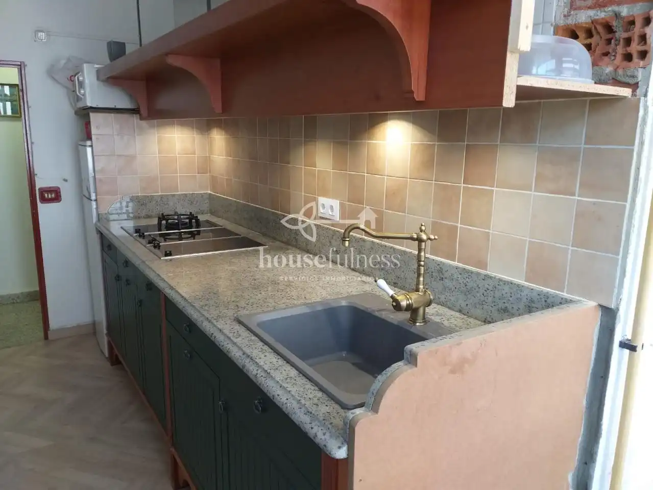 Kitchen of Flat for sale in Cabanas  with Heating, Terrace and Balcony