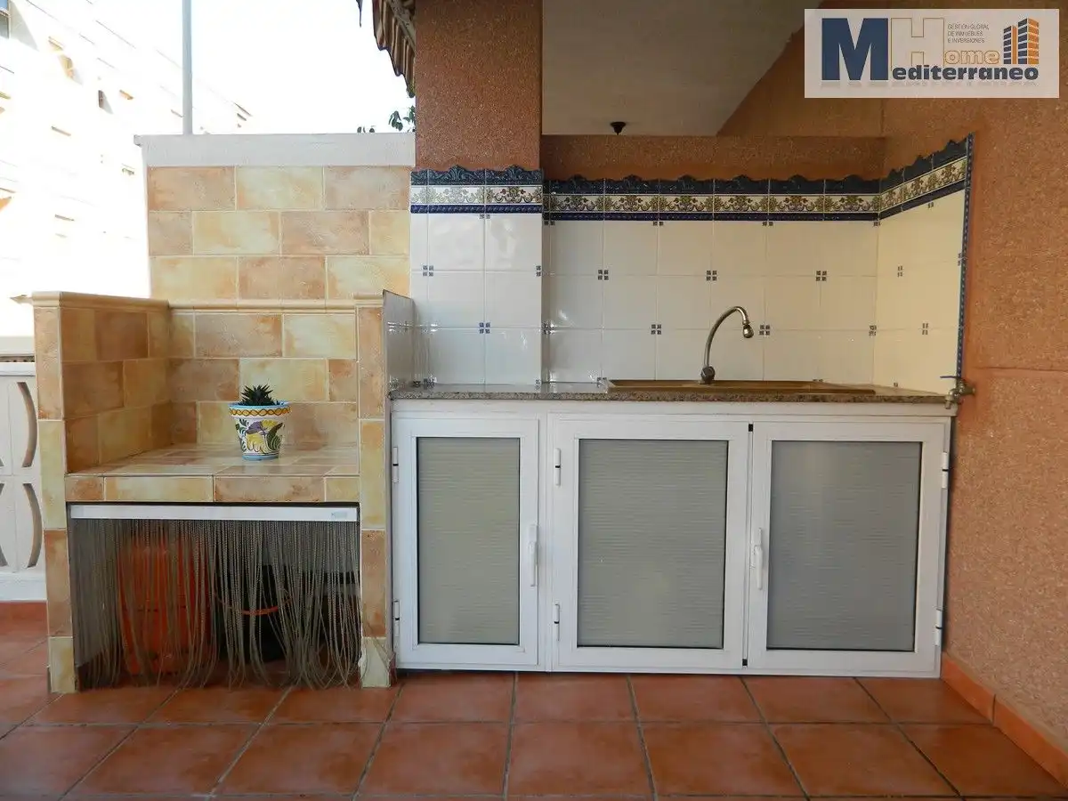 Cuina de Apartament de lloguer en Canet d'En Berenguer amb Aire condicionat, Calefacció i Terrassa
