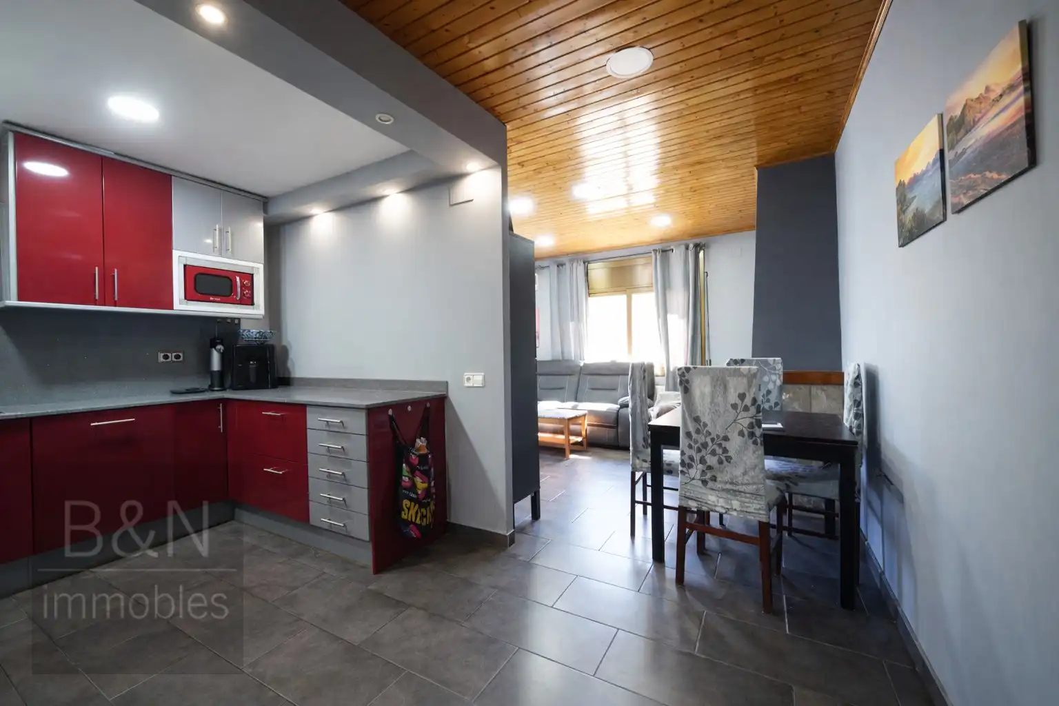Cuina de Casa o xalet en venda en Vacarisses amb Aire condicionat, Calefacció i Terrassa