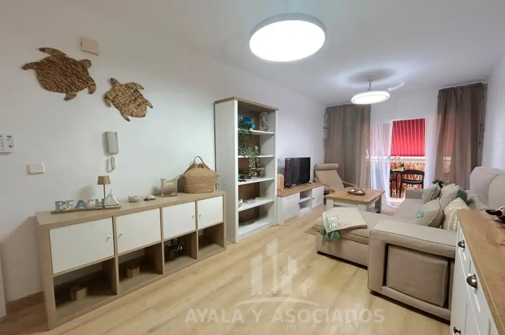 Sala d'estar de Pis en venda en Cartagena amb Parquet, Traster i Moblat