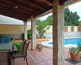 Garden of Single-family semi-detached for sale in La Nucia  with Air Conditioner, Terrace and Swimming Pool