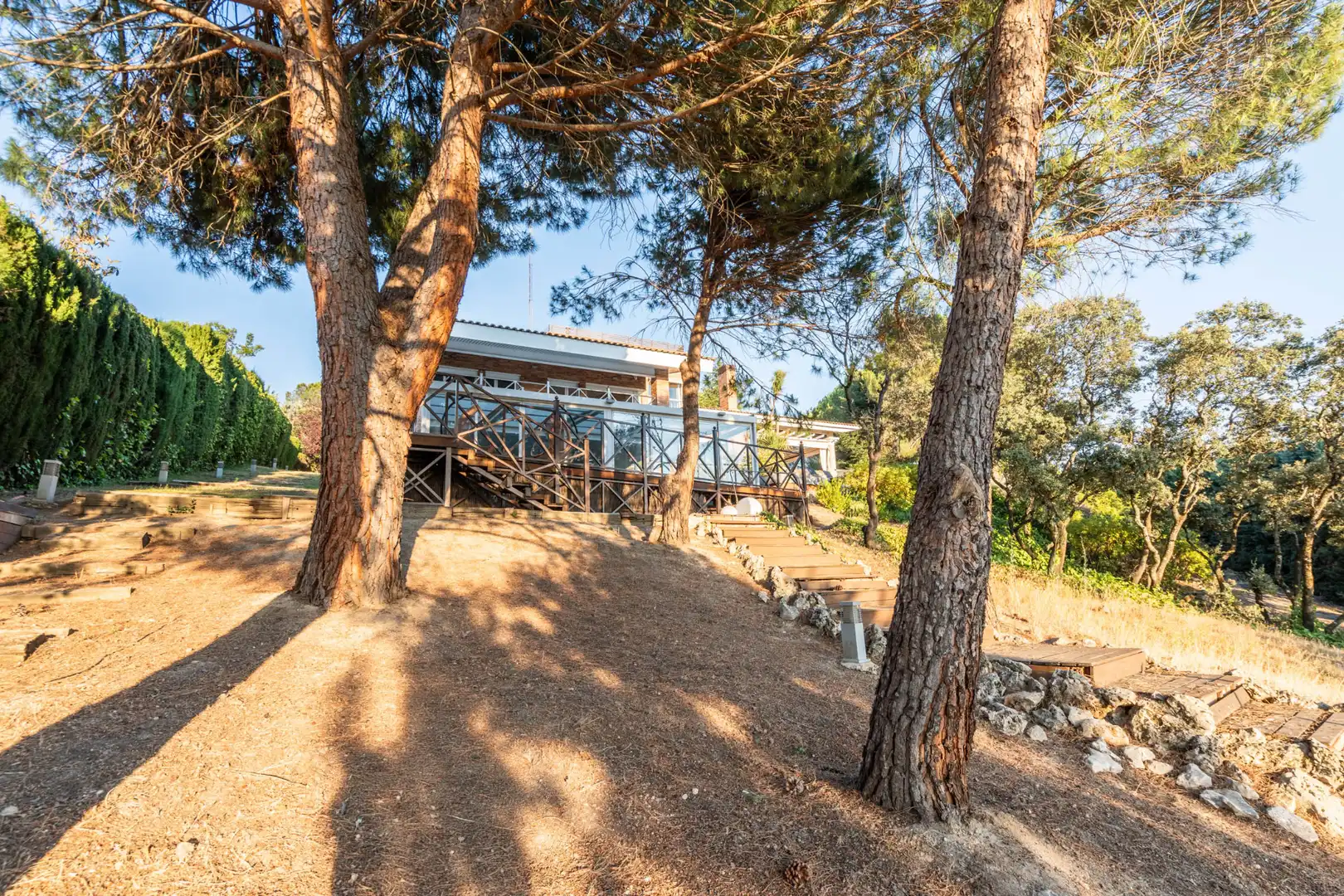 Vista exterior de Casa o chalet en venta en Las Rozas de Madrid con Aire acondicionado, Jardín privado y Terraza