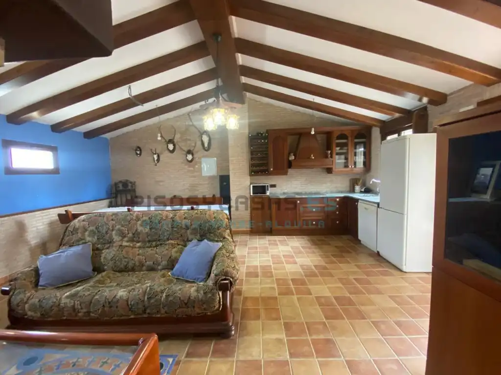 Kitchen of Houses for sale in San Mateo de Gállego  with Air Conditioner, Private garden and Terrace