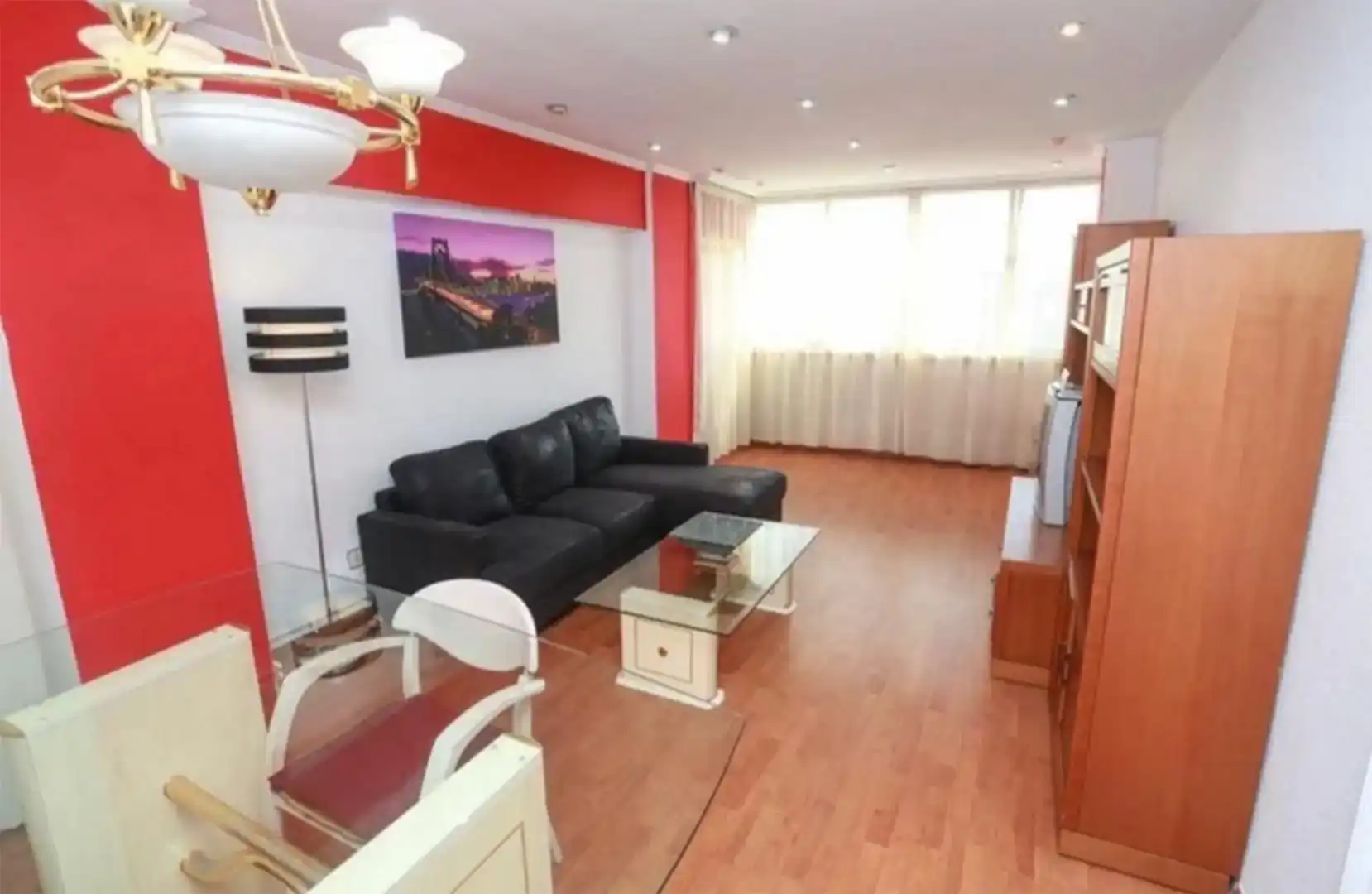 Sala d'estar de Apartament de lloguer en  Valencia Capital amb Aire condicionat