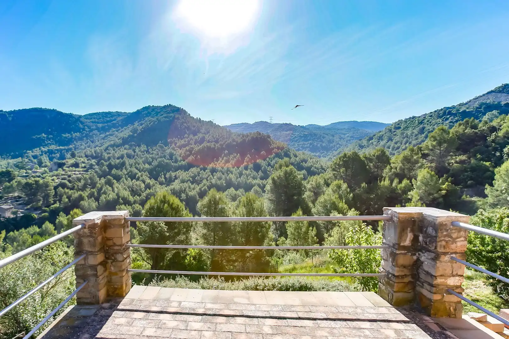 Terrasse von Country house zum Verkauf in Sant Vicenç de Castellet mit Heizung, Privatgarten und Terrasse