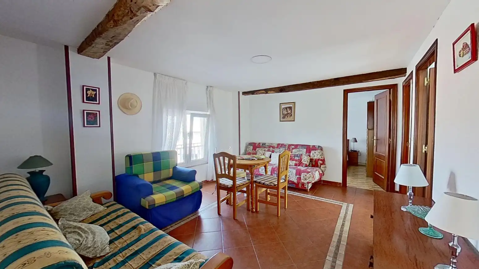 Sala d'estar de Casa adosada en venda en Suances amb Terrassa i Balcó