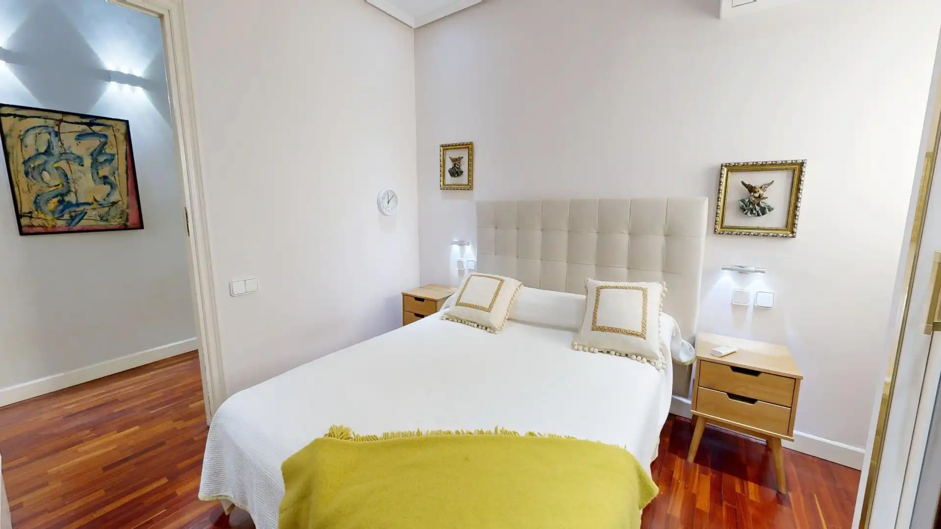Schlafzimmer von Wohnung zum Verkauf in Valencia mit Klimaanlage, Parkett und Abstellraum