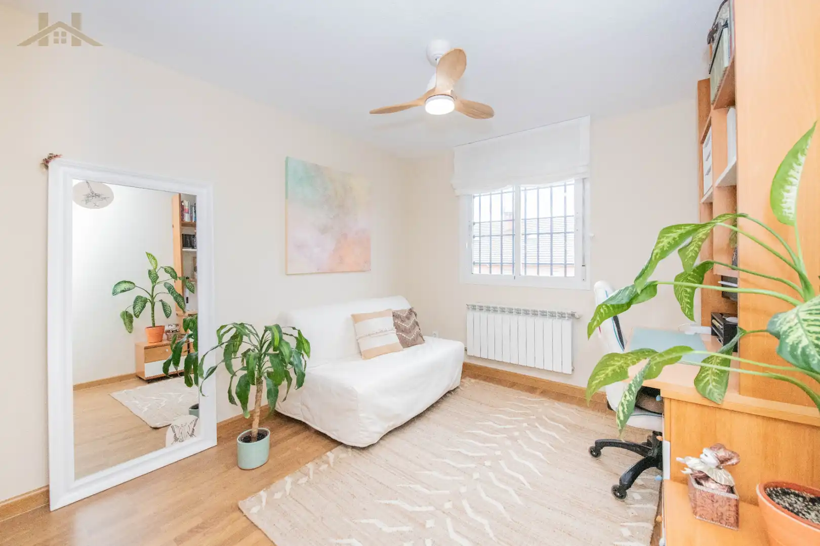 Bedroom of Houses for sale in Móstoles  with Heating, Private garden and Parquet flooring