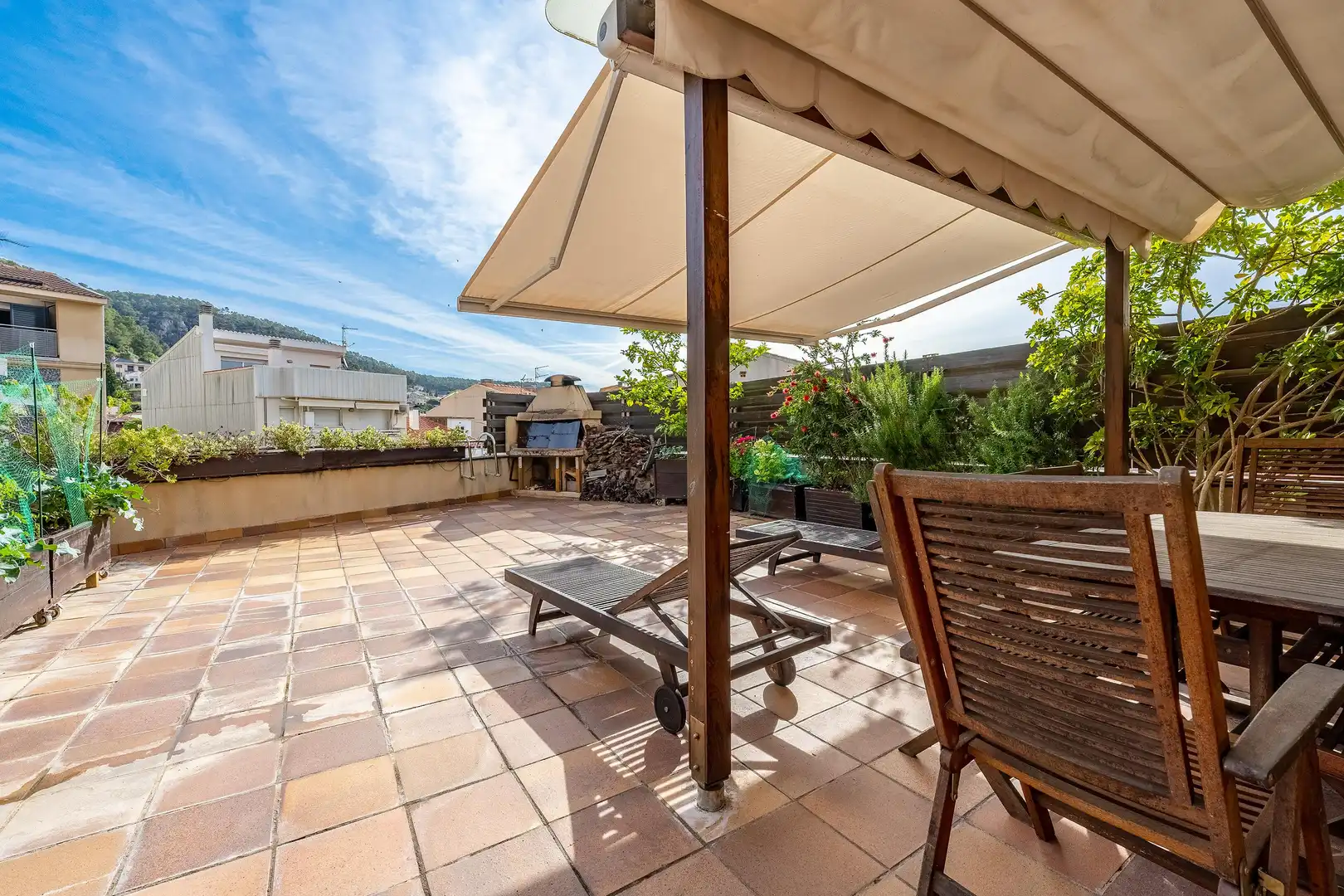 Terraza de Casa o chalet en venta en Vallirana con Aire acondicionado, Calefacción y Jardín privado