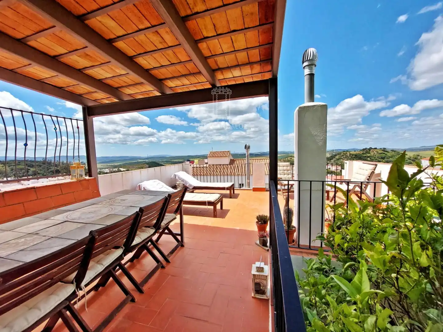 Terrace of Detached homes for sale in Alcalá de los Gazules  with Heating