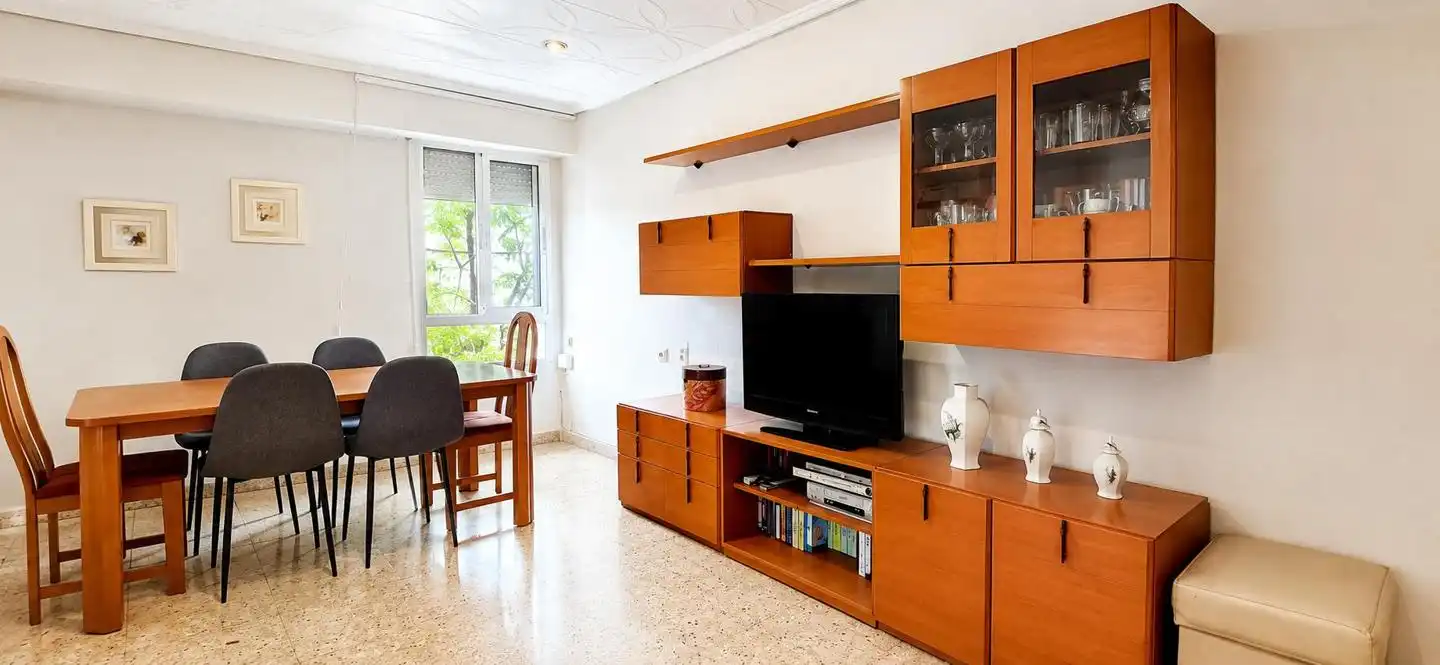 Sala de estar de Piso en venta en Elche / Elx con Aire acondicionado, Amueblado y Balcón
