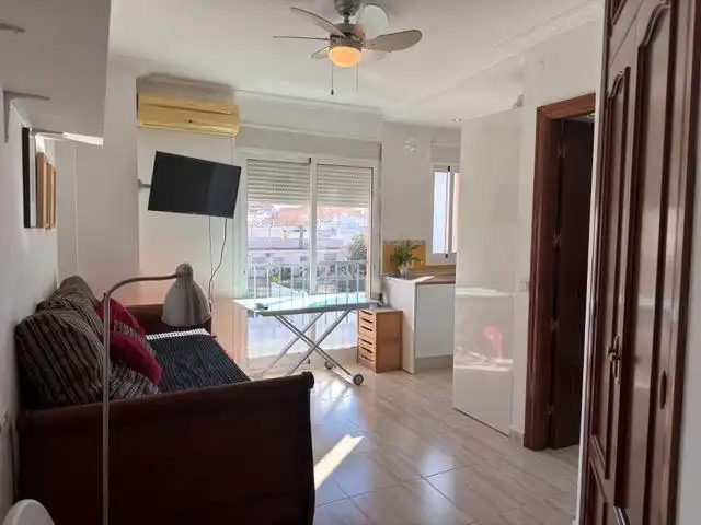 Sala d'estar de Apartament en venda en Mijas amb Calefacció, Moblat i Balcó