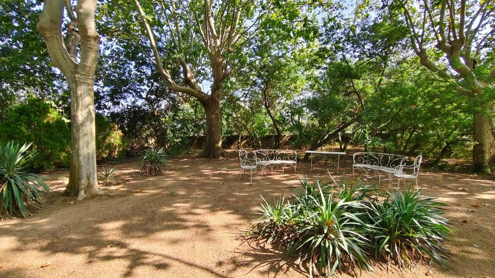 Garten von Country house zur Miete in Llagostera mit Heizung, Privatgarten und Terrasse
