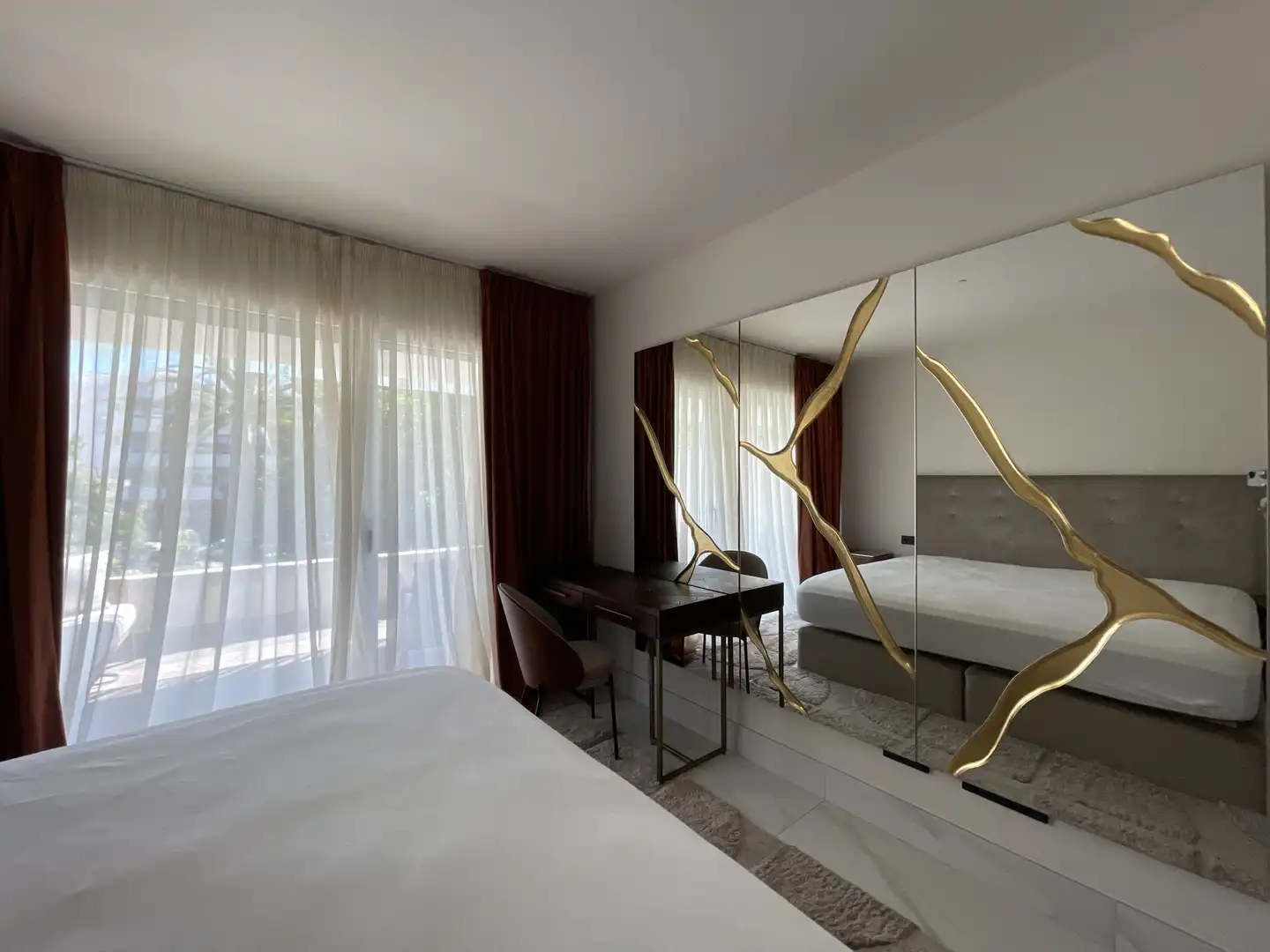 Bedroom of Apartments for rent in Marbella  with Air Conditioner, Terrace and Storage room