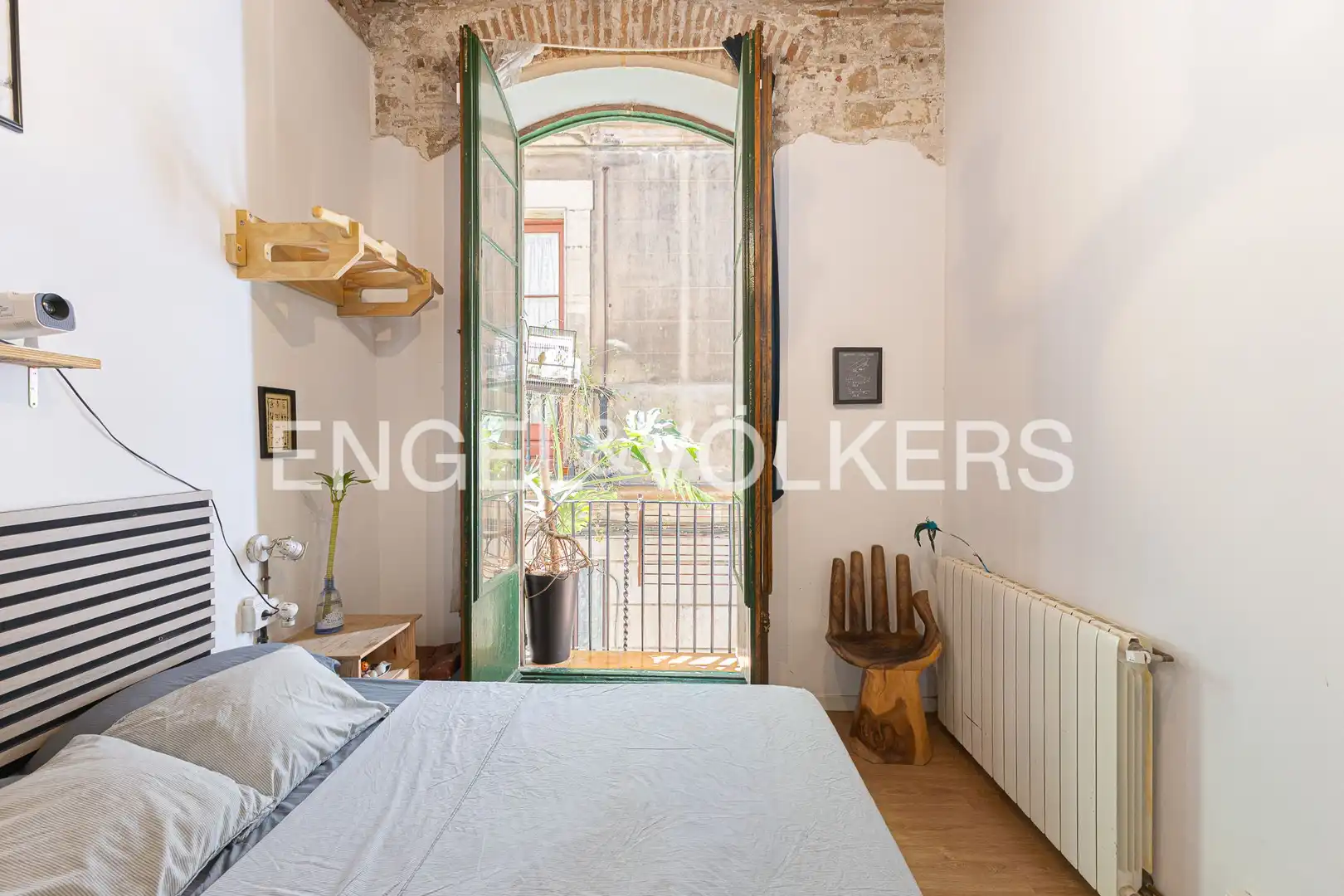 Schlafzimmer von Maisonette zum Verkauf in Barcelona mit Klimaanlage, Heizung und Möbliert