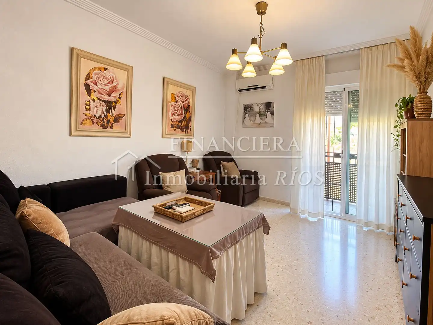 Sala de estar de Piso en venta en La Paz