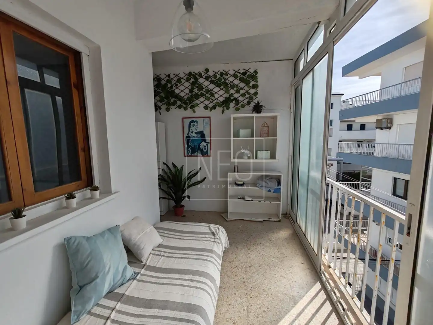 Balcony of Flat for sale in Dénia  with Air Conditioner, Private garden and Terrace