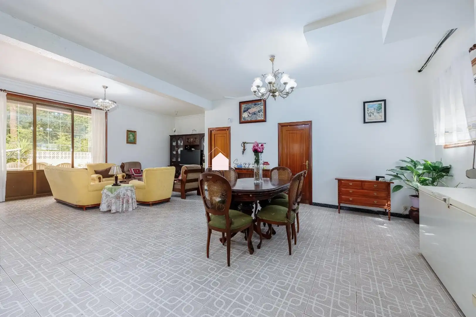Sala de estar de Casa o chalet en venta en Gondomar con Calefacción, Jardín privado y Trastero
