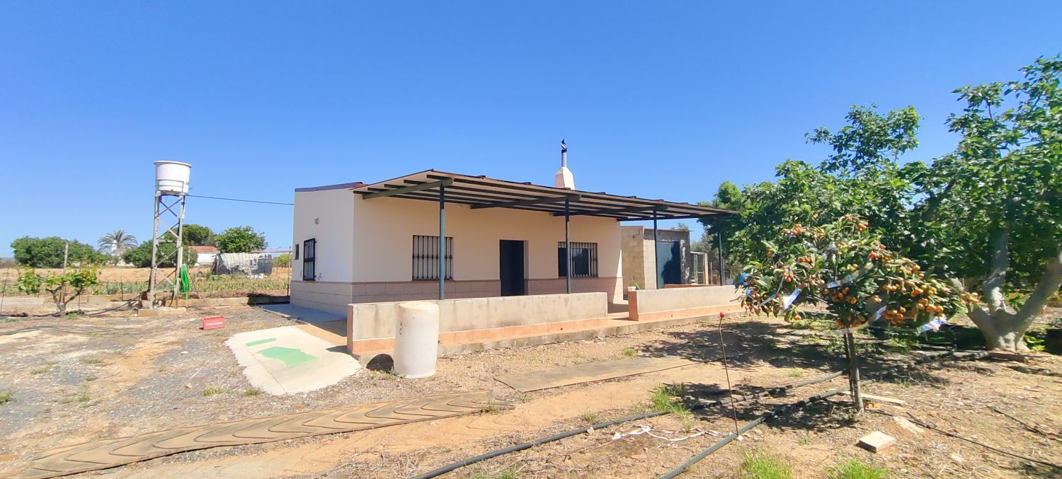 Vista exterior de Finca rústica en venda en Gibraleón amb Terrassa