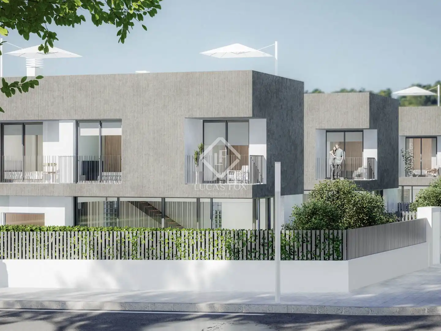 Außenansicht von Haus oder Chalet zum Verkauf in Santa Eulària des Riu mit Klimaanlage, Privatgarten und Terrasse