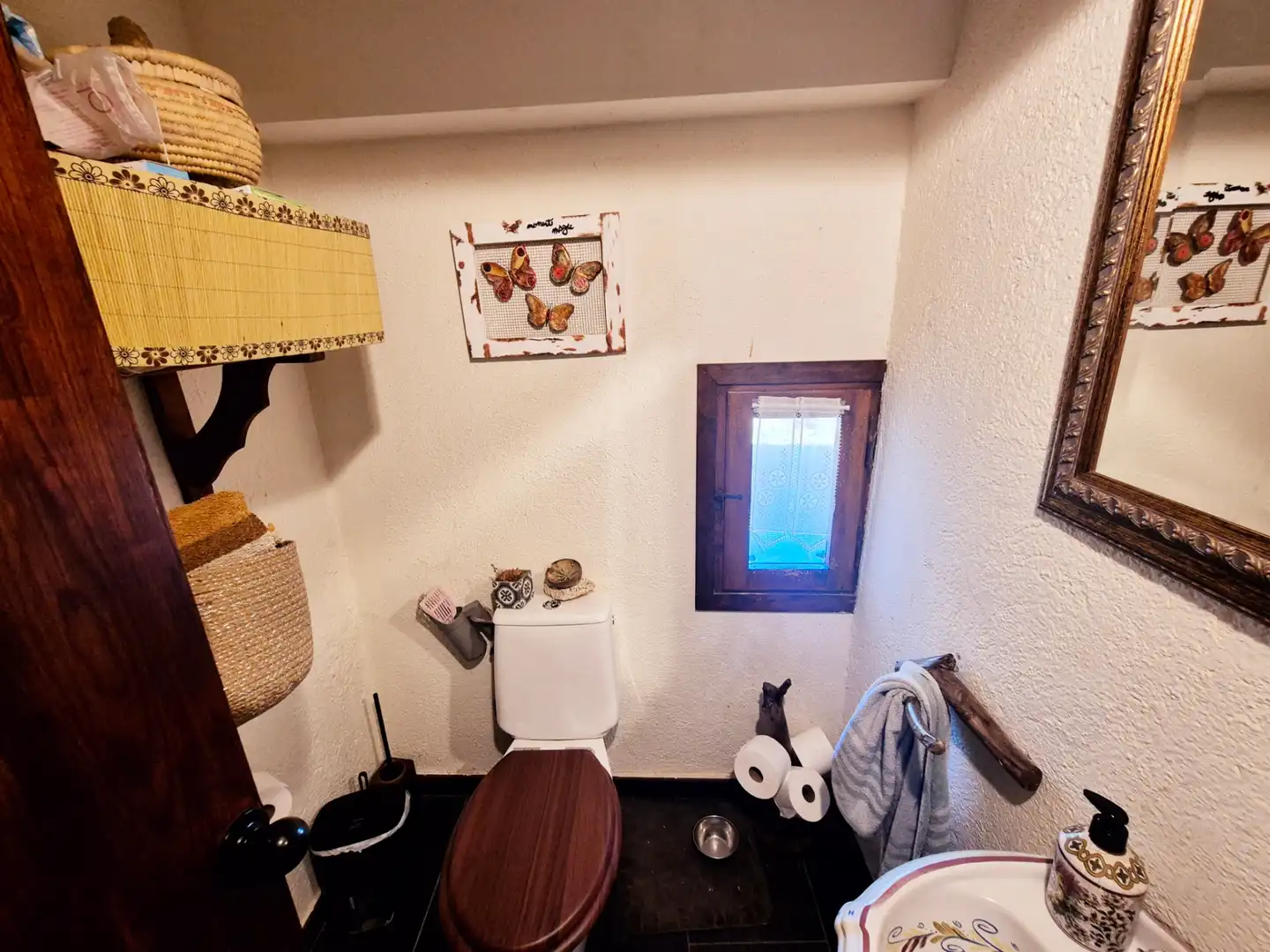 Baño de Finca rústica en venta en Santa Eulàlia de Ronçana con Aire acondicionado, Calefacción y Jardín privado