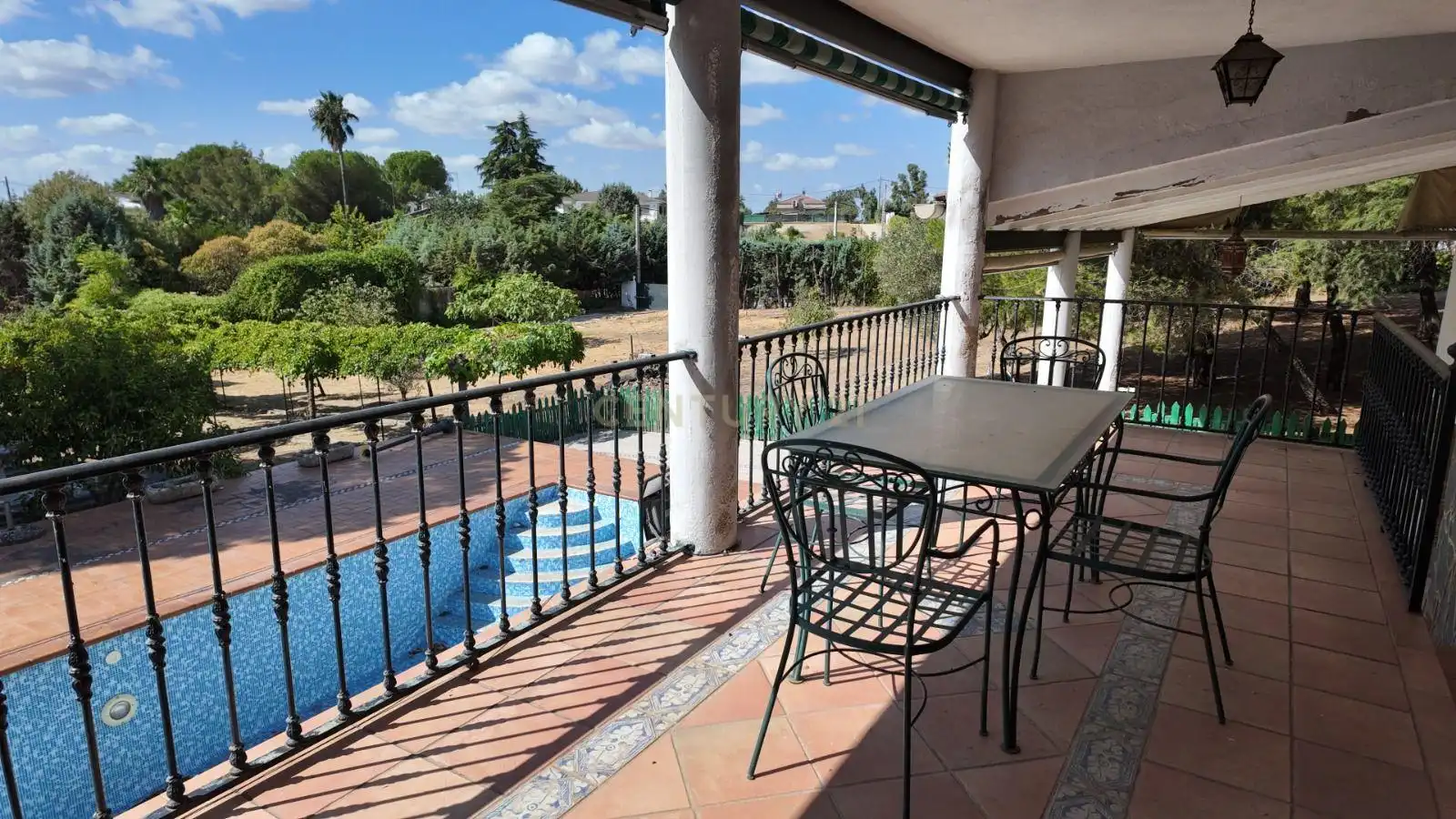 Terrassa de Casa o xalet en venda en Casar de Cáceres amb Aire condicionat, Jardí privat i Traster