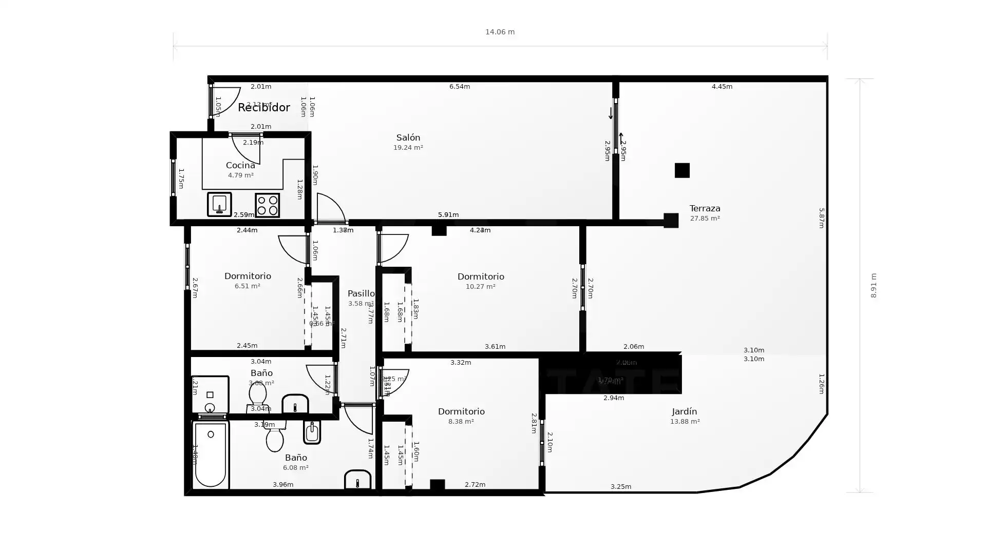 Flat with pool for sale in Las Lagunas - Campano, imagen 34