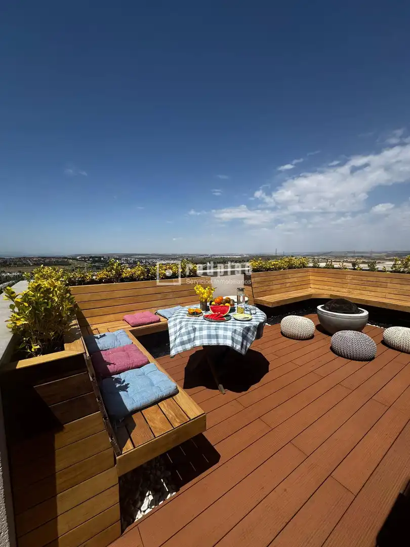 Terrace of Attic for sale in Madrid  with Air Conditioner, Heating and Private garden