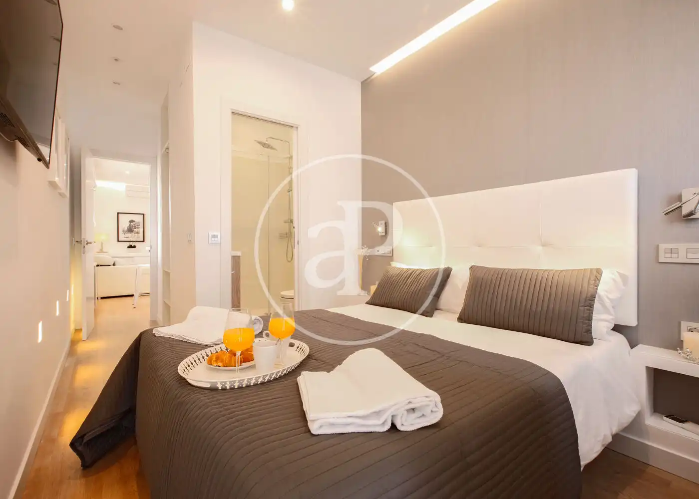 Habitación de Piso de alquiler en Madrid con Aire acondicionado, Calefacción y Amueblado