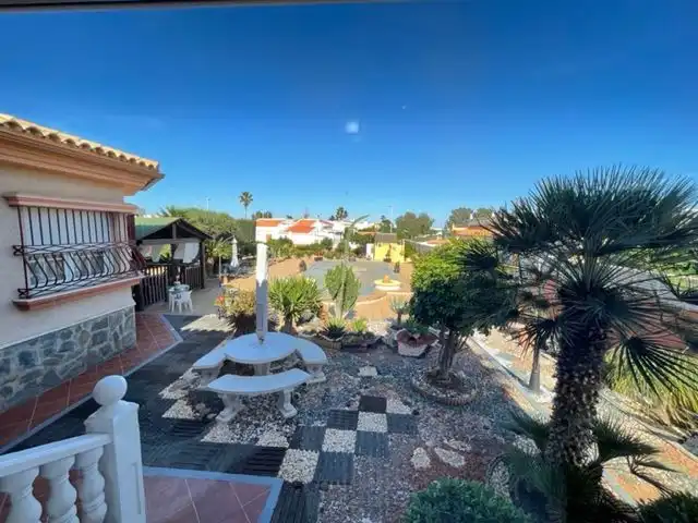 Exterior view of Houses for sale in Almería  with Air Conditioner, Heating and Private garden