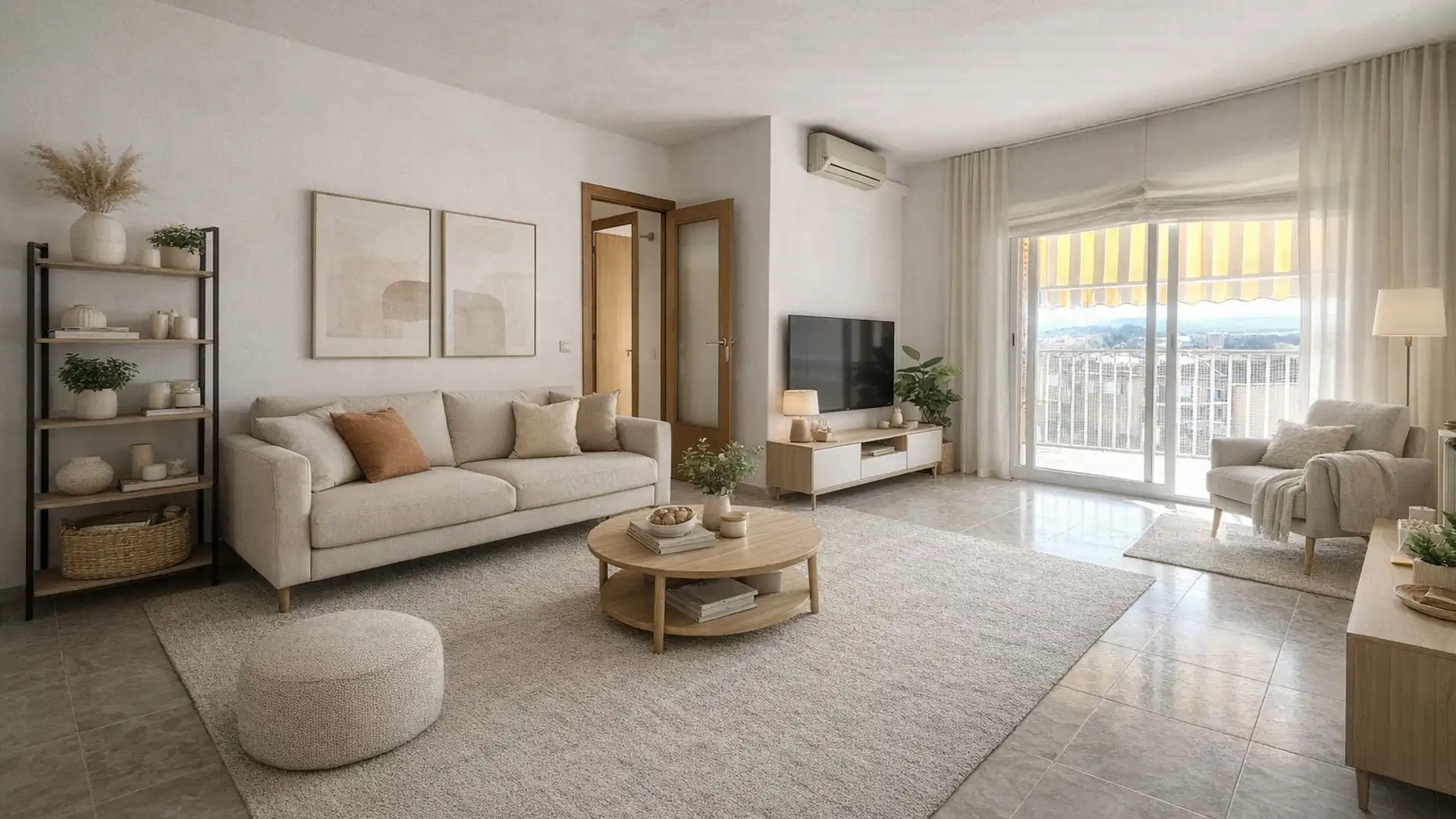 Sala de estar de Dúplex en venta en Rubí con Aire acondicionado, Calefacción y Parquet