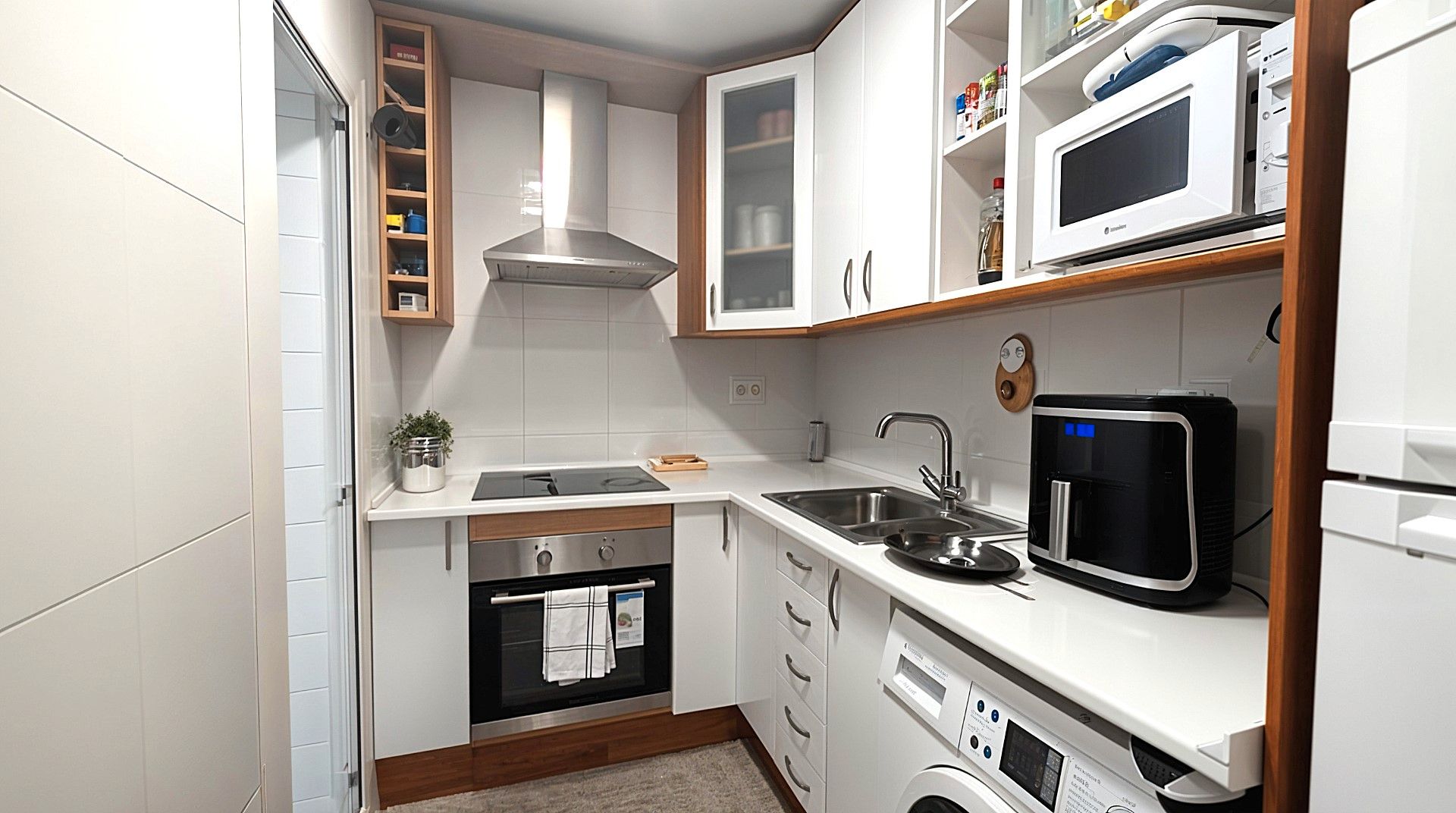 Cuina de Pis en venda en  Barcelona Capital amb Aire condicionat, Moblat i Balcó