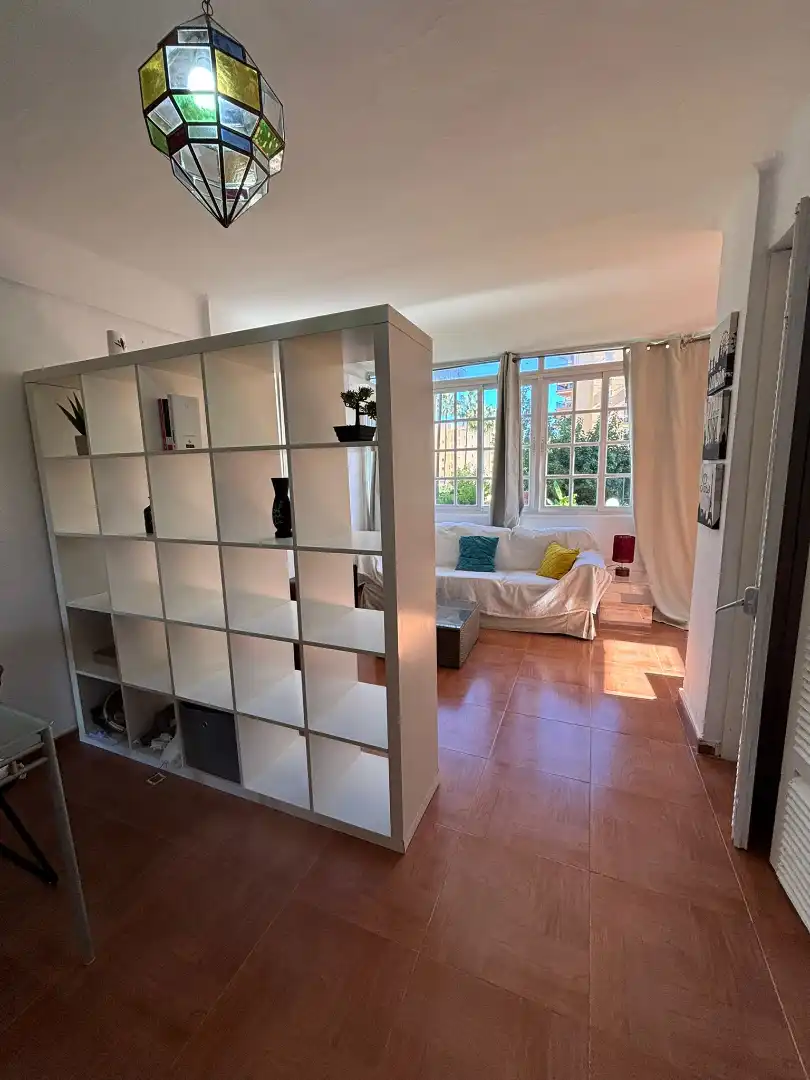 Sala d'estar de Apartament de lloguer en Torremolinos amb Moblat i Piscina comunitària