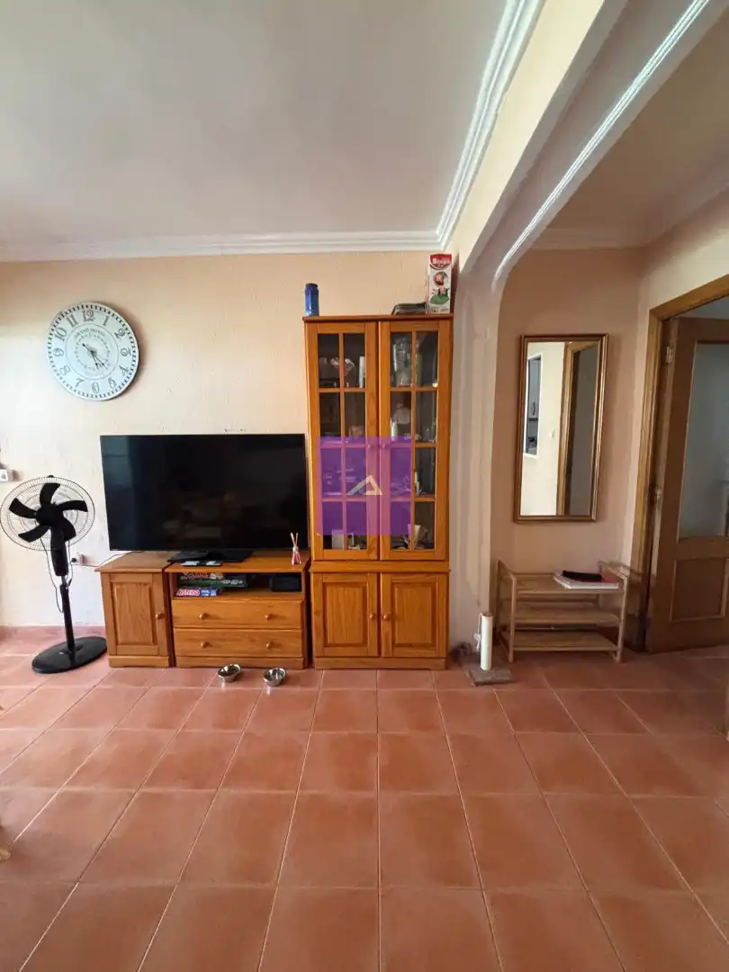 Sala d'estar de Apartament en venda en Sueca amb Aire condicionat, Terrassa i Moblat