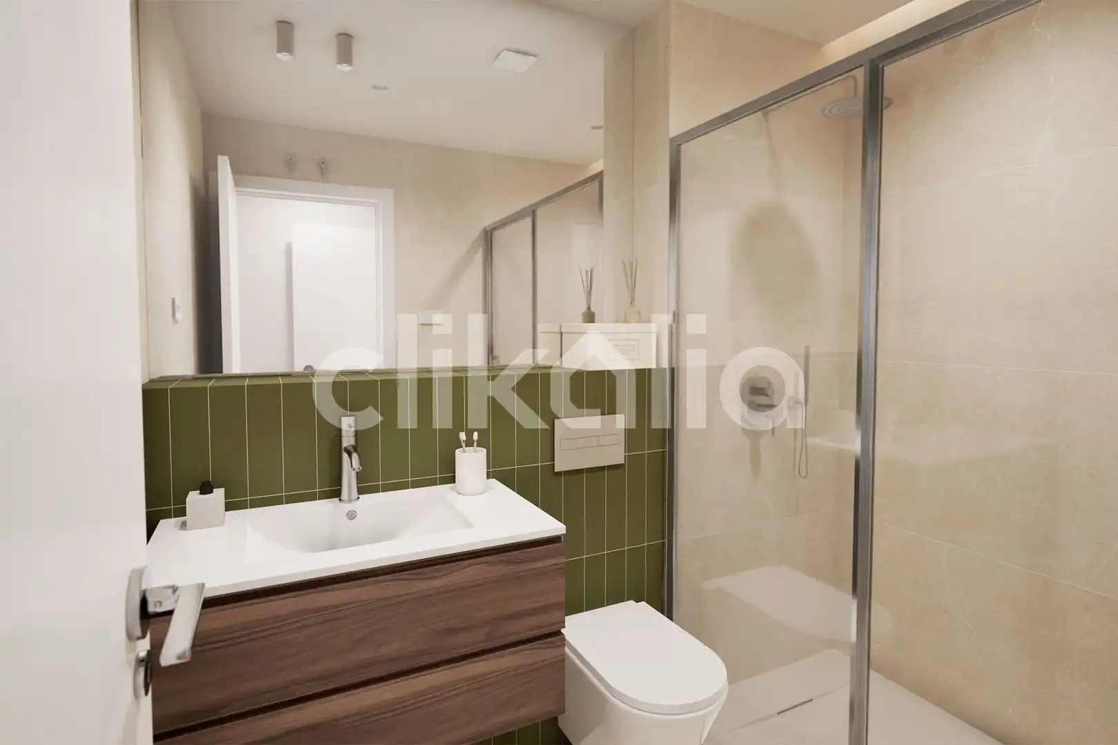 Bathroom of Flat for sale in Sevilla  with Air Conditioner and Private garden
