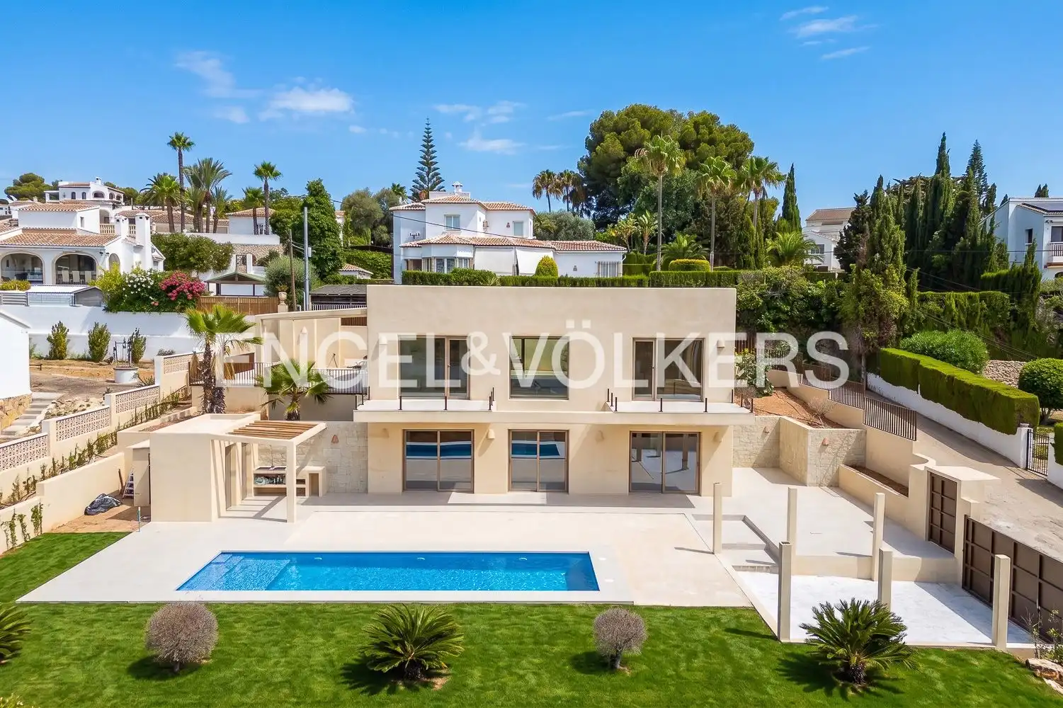 Exterior view of Houses for sale in Jávea / Xàbia  with Air Conditioner, Heating and Private garden